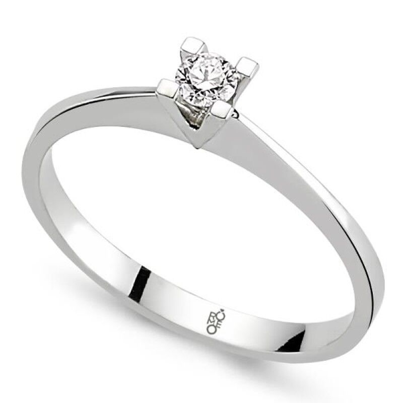 0.10 Ct Tektaş Pırlanta Yüzük RM19030