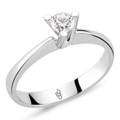 0.30 Ct Tektaş Pırlanta Yüzük RM30075