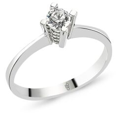 0.30 Ct Tektaş Pırlanta Yüzük RMY515