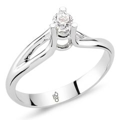 0.40 Ct Tektaş Pırlanta Yüzük RM30058