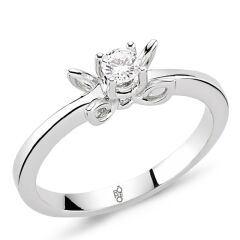 0.40 Ct Tektaş Pırlanta Yüzük RM30061