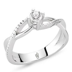 0.40 Ct Tektaş Pırlanta Yüzük RM30064