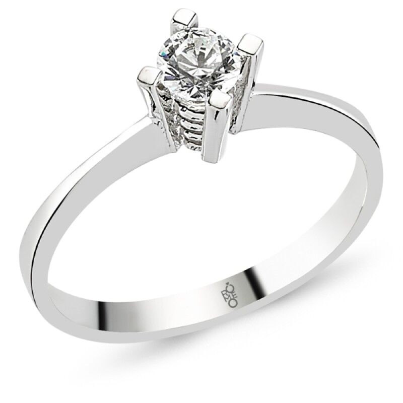 0.40 Ct Tektaş Pırlanta Yüzük RMY515