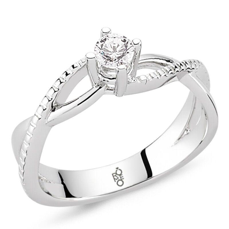 0.50 Ct Tektaş Pırlanta Yüzük RM30064