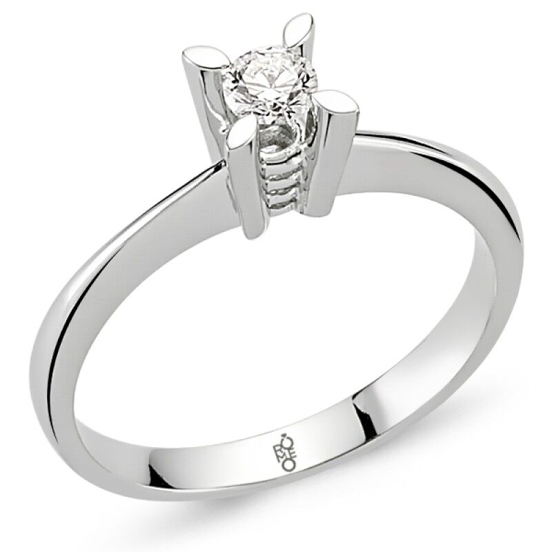 0.50 Karat H Renk HRD Sertifikalı Pırlanta Tektaş Yüzük RM30039