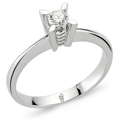 0.50 Karat H Renk HRD Sertifikalı Pırlanta Tektaş Yüzük RM30039