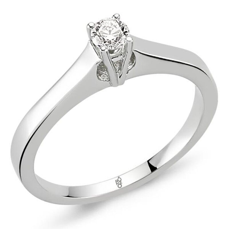 18 Ayar Altın 0.30 Ct Pırlanta Tektaş Yüzük RM30034