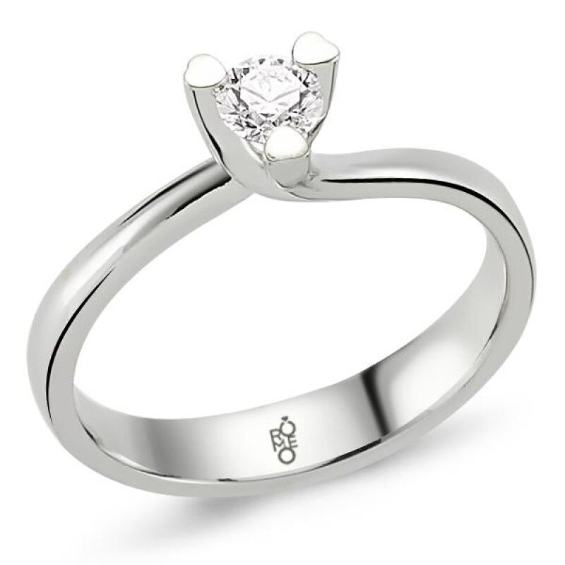 18 Ayar Altın 0.30 Ct Pırlanta Tektaş Yüzük RM30044